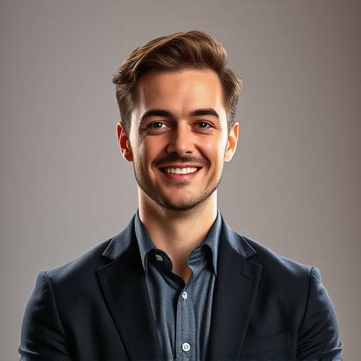 Foto von Michael Gruber, einem bekannten Fernsehmoderator.