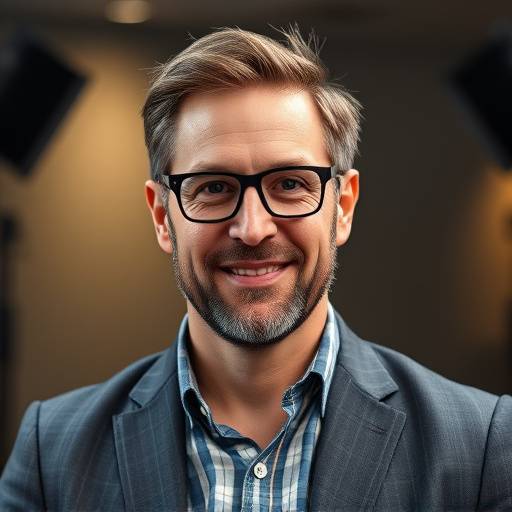 Portr√§tfoto von Michael Gruber, dem Gr√ºnder und Fernsehmoderator der SprecherAkademie Wien